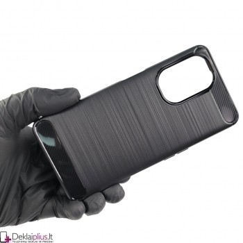 Carbon guminis dėklas - juodas (Oneplus Nord Ce 3) Carbon guminis dėklas - juodas (Oneplus Nord Ce 3)
